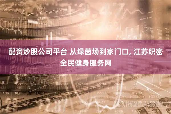 配资炒股公司平台 从绿茵场到家门口, 江苏织密全民健身服务网